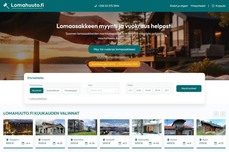 Lomahuuto verkkopalvelu
